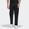Adidas Logo Print Solid Color Straight-Leg Sports Pants Men Bottoms Black IA1769