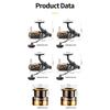 Portable All-metal Spool Fishing Reel Metal Spool Jigging Trolling Long Shot Casting and Salt Water Surf Big Sea Double Drag Spinning Rod Lure Reel