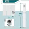 Dryer Vent Window Kit,4" Adjustable Window Vent Kit with Outdoor Dryer Vent Cover