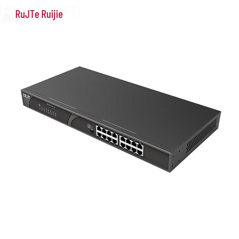 Switch Ethernet Não Gerenciado Ruijie RG-ES116 V2 de 16 Portas 100M