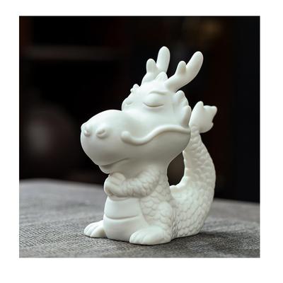 Ejderha Zodyak Feng Finansal İyi Şansı Artırır Şanslı İç Mekan Porselen Heykelcik, Heykelcik, Shui, Ejderha, Şans, Mal, Tılsım, Hediye,