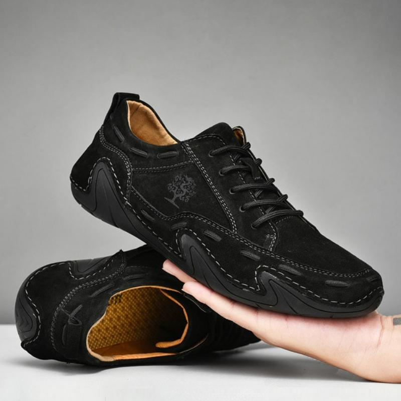 Fashion Men's Casual Shoes Suede Sneakers Luxury Outdoor Moccasins Breathable Shoes Casual Men Driving Shoes Handmade Plus Size Loafers