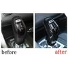 For Range Rover Sport 14- Carbon Fiber Central Console Gear Shift Knob Frame
