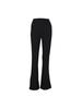 Lulu High-Waisted Ribbed Flare Yoga Pants: Bare-Feel, Butt-Lifting, Slimming Fitness Sportswear