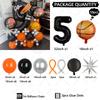 59pcs Explosion Star Basketball Balloon Set 32 Inch Black Number 1-9 Birthday Balloon Sports Theme Party Atmosphere Decoration