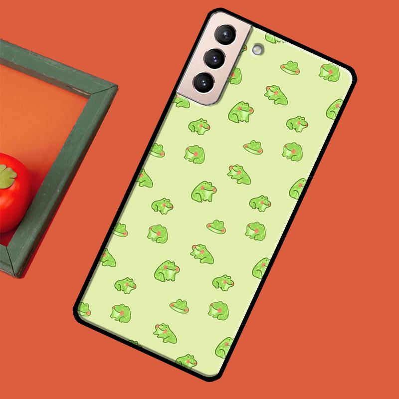 Cottagecore Frog Mushroom Moon Witchy Case For Samsung Galaxy S23 S22 Ultra S20 FE S21 Ultra Note 20 S9 S10 Note 10 Plus Coque