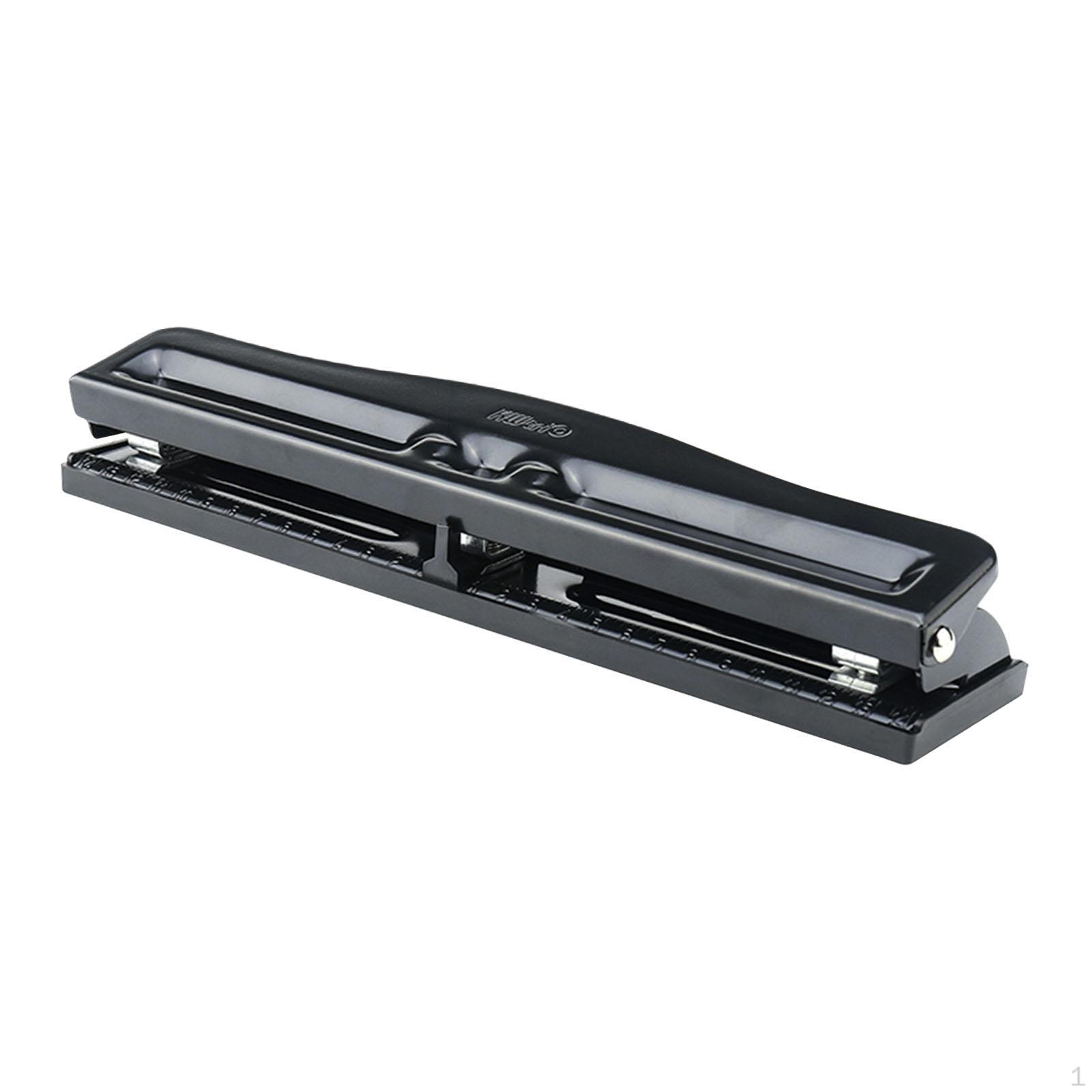

Adjustable Hole Paper Punch for Notebooks, Albums, And Diaries with Sturdy Metal Non-Slip Base 3 Hole