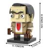 BrickHeaded Model Prominente Rowan Atkinson Mr.Bean MOC Steine Erwachsene DIY Bausteine Spielzeug für Kinder Geschenke