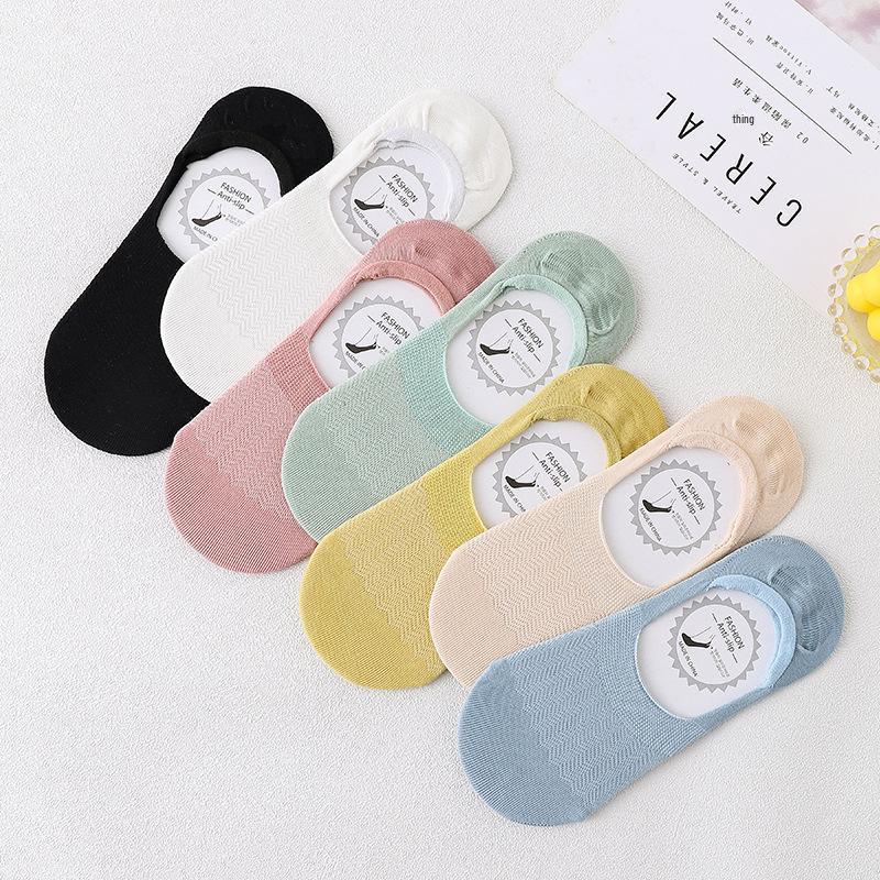 Meias Invisíveis de Algodão Respirável para Mulher - Primavera/Verão