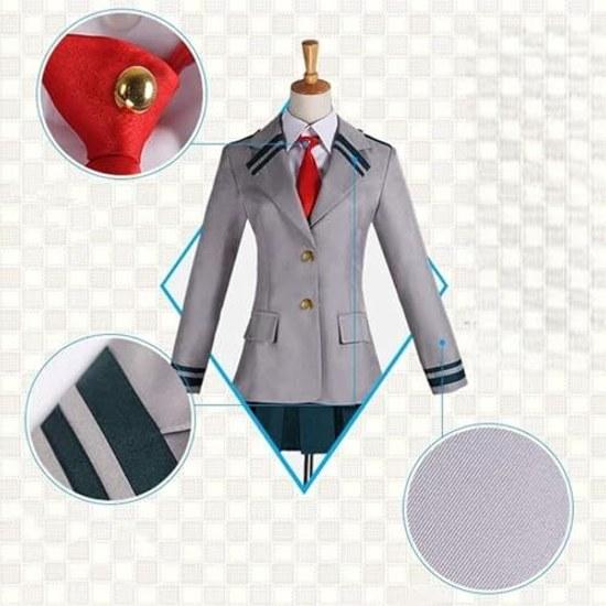 Essri My Hero Academia cosplay costume Uraraka Ochako Tsuyu Asui Heroaca uniform anime festival school cultural exhibition Halloween Christmas holiday