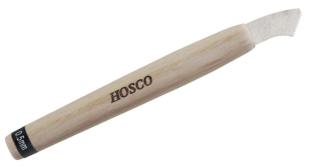HOSCO Luthiers Tools Fret Slot Cleaning Saw, Single-Edged, 0.50mm Blade, TL-H-SCSW050