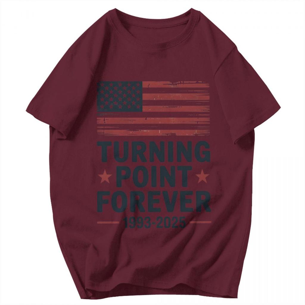 Men T Shirt Turning Point USA Vintage Gifts Y2K Graphic Anime Unisex Clothes T Shirts