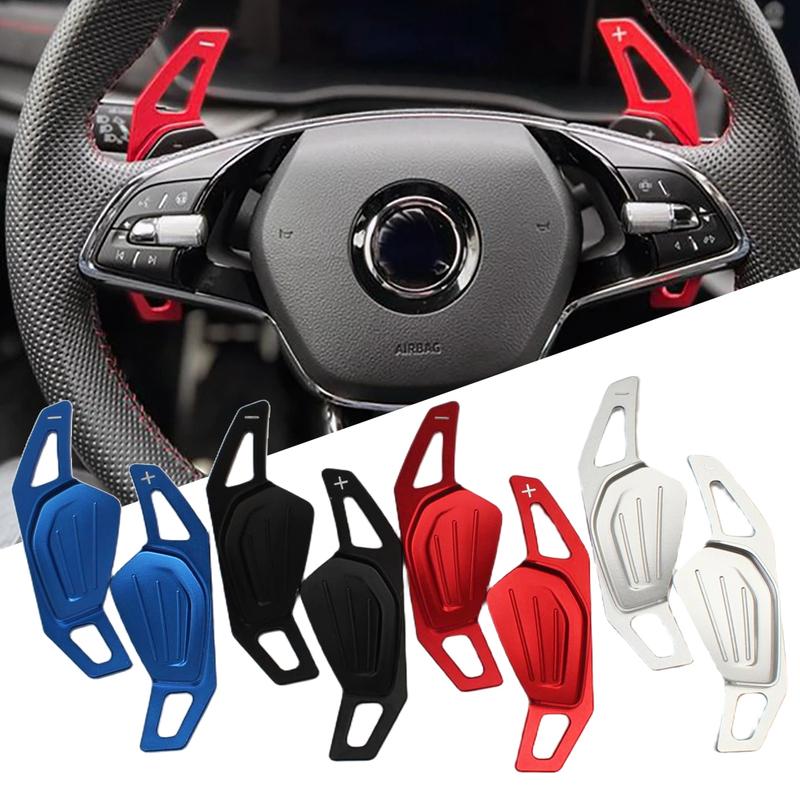 Car Steering Wheel Shift Paddle Gear Stick Extension For Skoda Octavia A8 MK4 Enyaq IV RS VRS Karoq Kodiaq -24 Paddle Cover