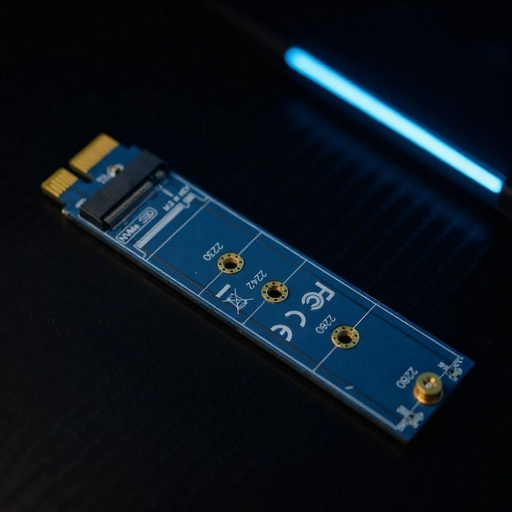 Blue PCI E To NGFF M.2 Hard Disk Adapter High Speed NVME PCIe Adapter Card PC Upgrade
