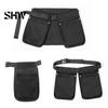 Outdoor Sport Waist Pouch Multi-function Belt Apron Bag for Outdoor, Large Capacity Multi-Pocket Hands Free Pouch, Adjustable Waistband Fanny