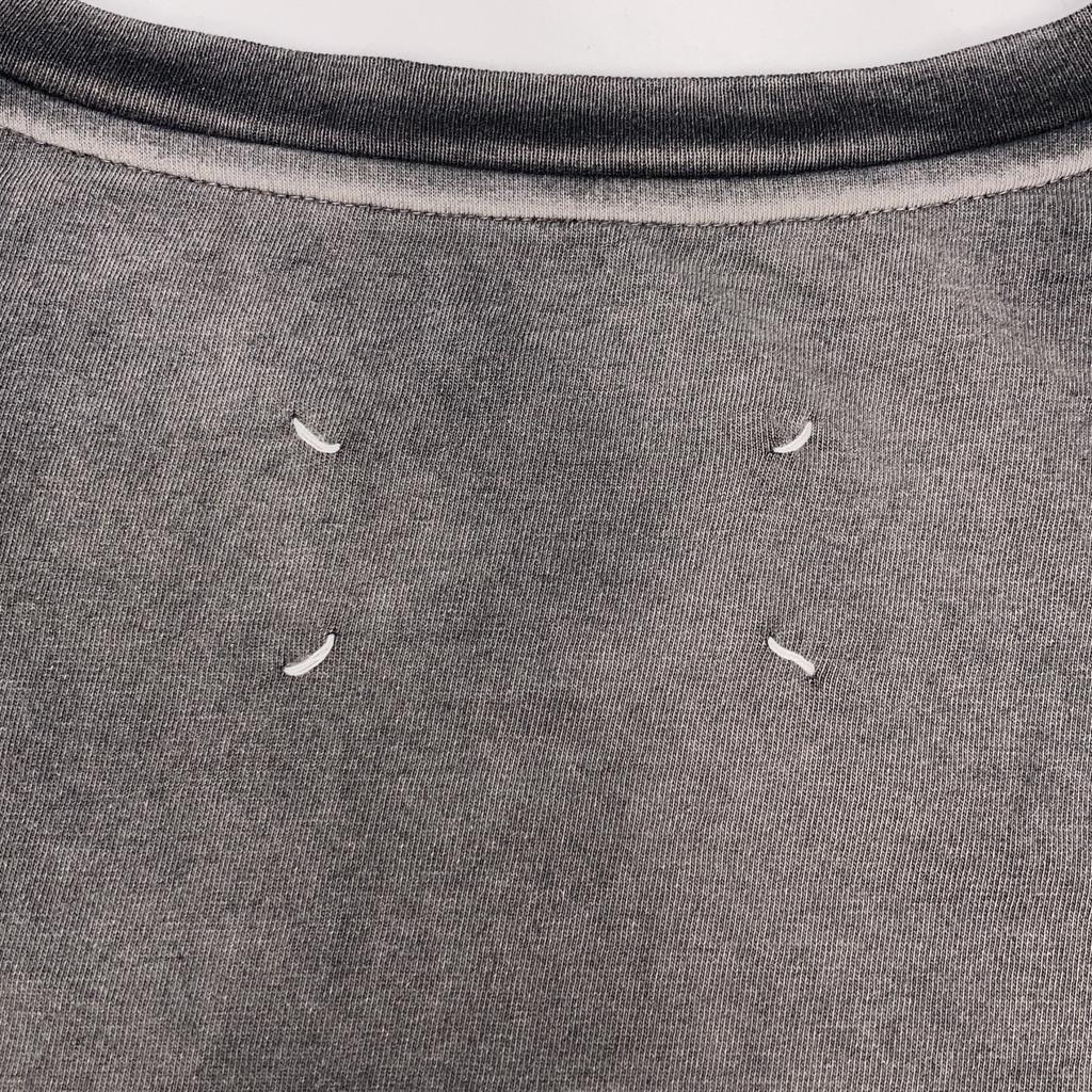 Maison Margiela S50GC0670 Barbu Logo Gradation T-shirt tops XS grayUsed