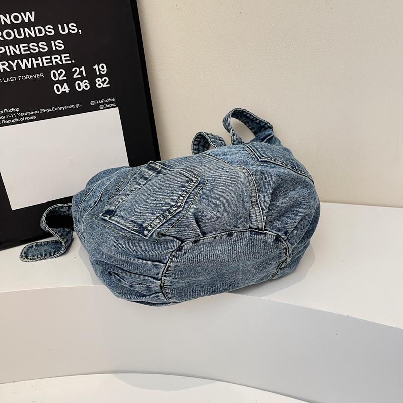 Commuter Denim Bag Women's Tote Bag Large Capacity Shoulder Bag