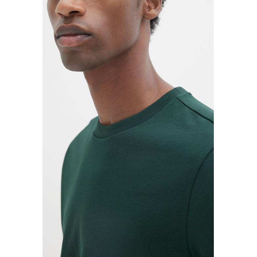 H M tHerMolite Jersey Regular Fit Top Forest Green