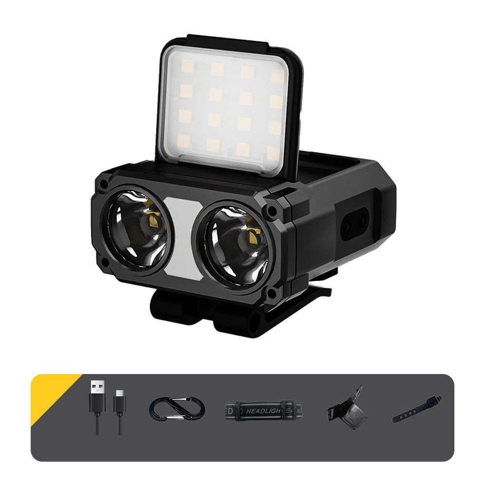 

5 Light Modes LED Headlamp Sensor Flashlight New Head Light Camping чорний