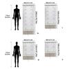 Flower Lace Sheer Window Curtain Elegant Light Filtering Privacy Pulling Design Drape with Rod Pocket For Home Decors