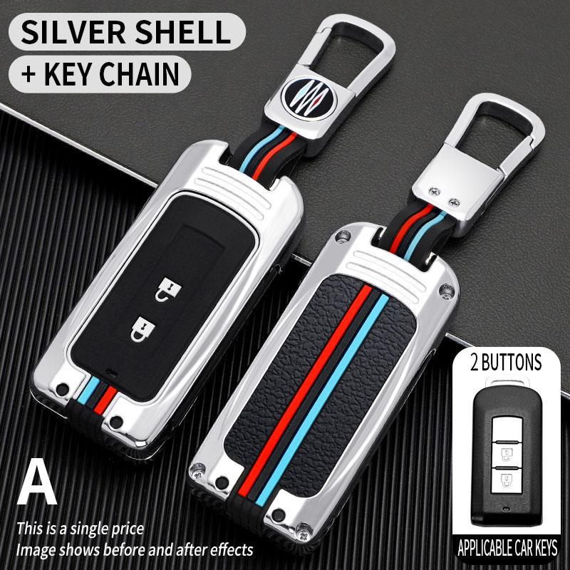 Car Remote Key Case Cover Shell For Mitsubishi Outlander ASX Pajero LANCER Sport Eclipse Cross Protective Fob Accessories