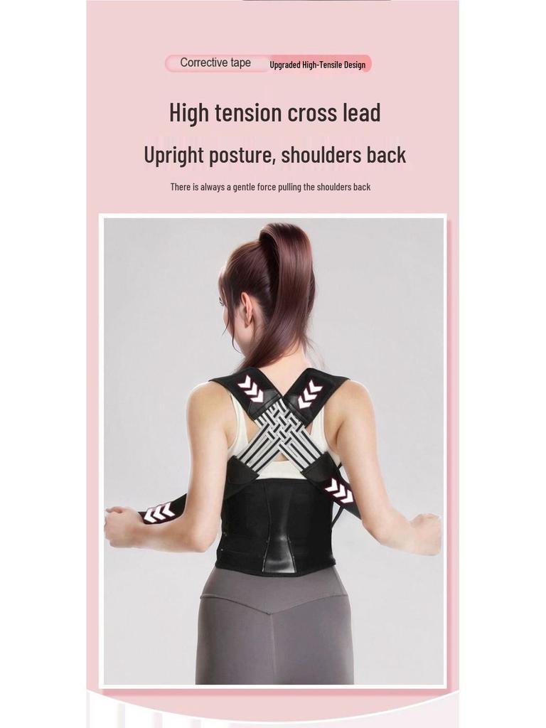 Posture Corrector Strap for Adults & Students – Unisex, Invisible Back Support.