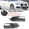 Lower Bumper Fog Light Cover Grill Grille 8V3807681G 8V3807682G Fit for A3 S3 S-Line 2013-2016