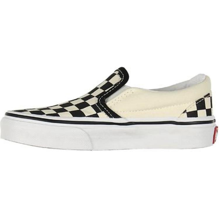 Vans Slip-On Classic Checkboard Comfortable Low-Top Kids Skate Shoes Kids sneaker Yellow Black VN000ZBUEO11