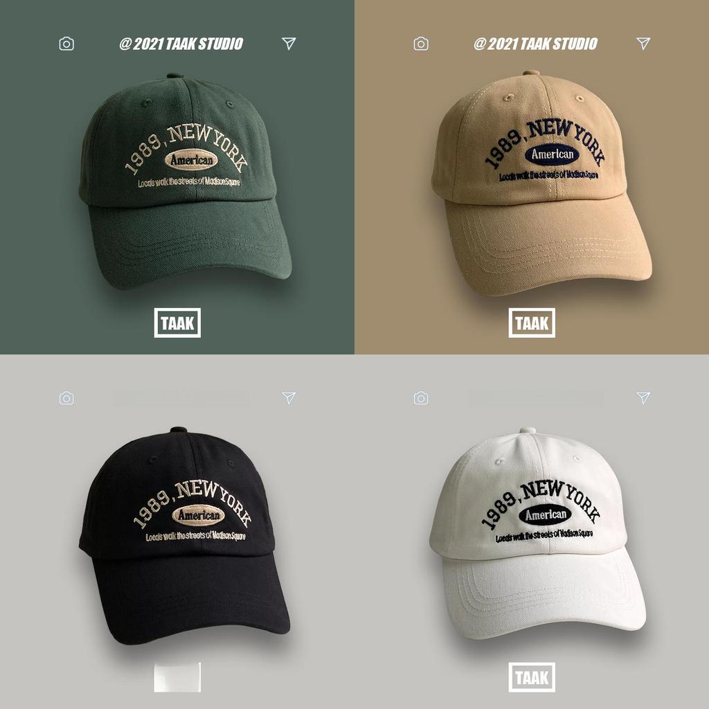 Fashionable Unisex Korean Vintage Baseball Hat In Multiple Colors With Eye-catching Embroidery Design