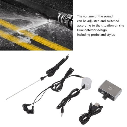 Cakey Pipe Leak Detector, Leak Detection, Underground Water Pipe Leak Monitoring, Indoor/Outdoor Use, High Sensor, Water Pipe Leak Detector for Pipeli