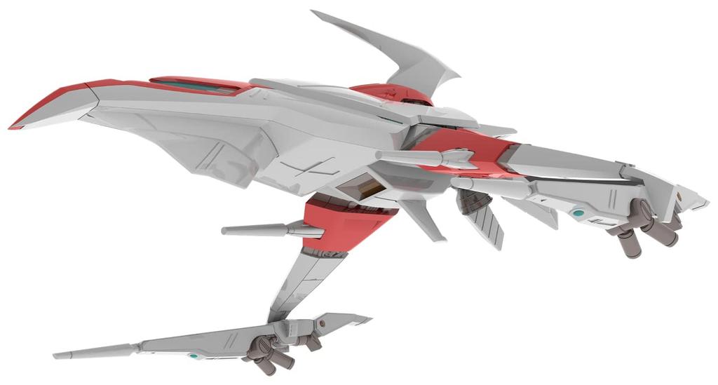 PLUM Darius Silver Hawk 3F-1B SPACE FIGHTER, 1/144 Scale, Pre-Colored Plastic Model Kit, Approximately 140mm Long (PP148)