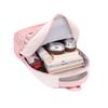 Primary School Student Schoolbag Color Block Women's Large Capacity Backpack