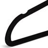 Aicasa Black Velvet Clothes Hangers - Notched Shoulders - Non-slip for Jackets, Shirts, Pants, Coats - 360 Swivel Hook °
