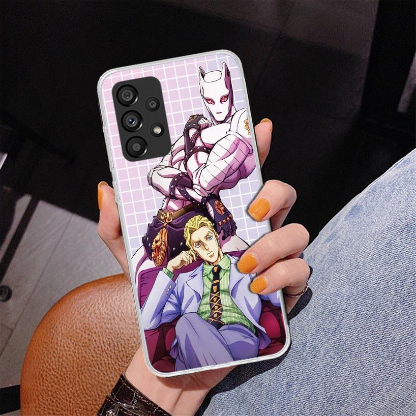 JoJo Adventure Killer Queen Phone Case For Samsung Galaxy A17 A16 A15 A14 A13 A57 A56 A55 A54 A53 A37 A36 A35 A34 A33 A26 A25 A2