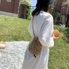 Yogodlns Cotton Rope Bucket Shoulder Bag For Women Handamade Woven Summer Beach Drawstring Crossbody Bag