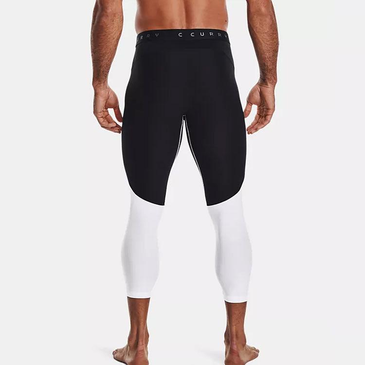 Under Armour Basketball Sports Breathable Compression Three-Quarter Pants Men Bottoms Black 1362586-001