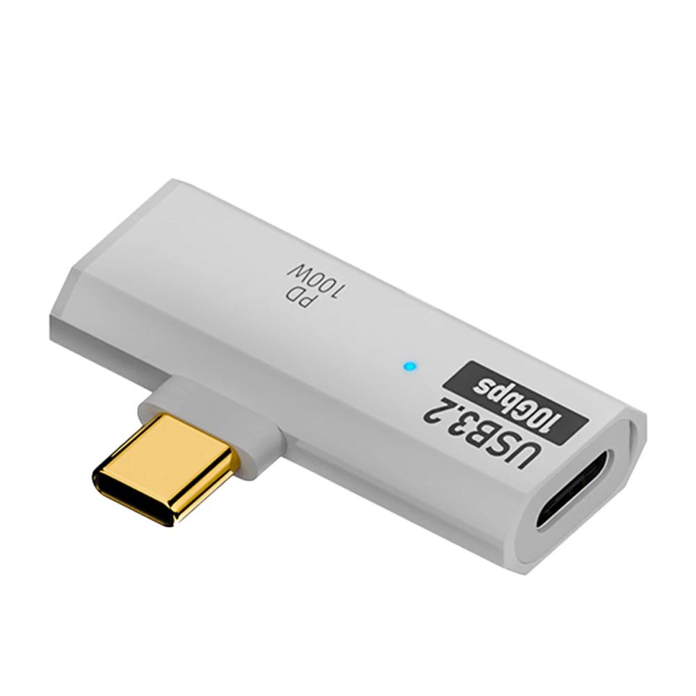 Type C USB3.2 OTG Splitter 2-in-1 100W PD Fast Charging USB C Adapter 10Gbps Data Transfer Fast Charging Converter For Macbook