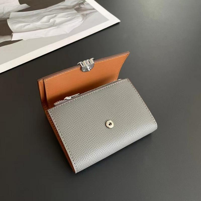 

Новый женский кошелек из натуральной кожи с рисунком пальмы, кожаный короткий дизайн, модный трехслойный ажурный кошелек с цветочным узором и перламутровым покрытием 12x9x3CM