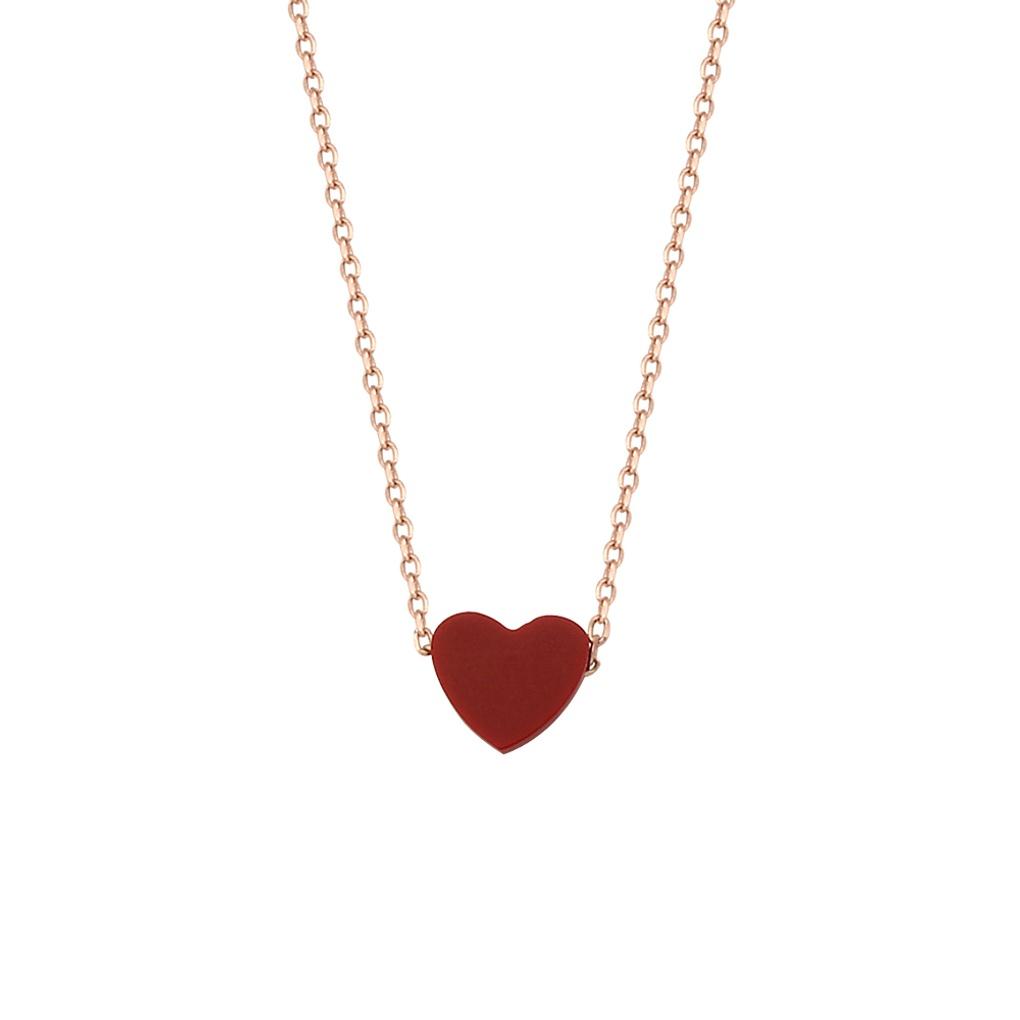 LLOYD Red Heart Gold Necklace LNT18160T