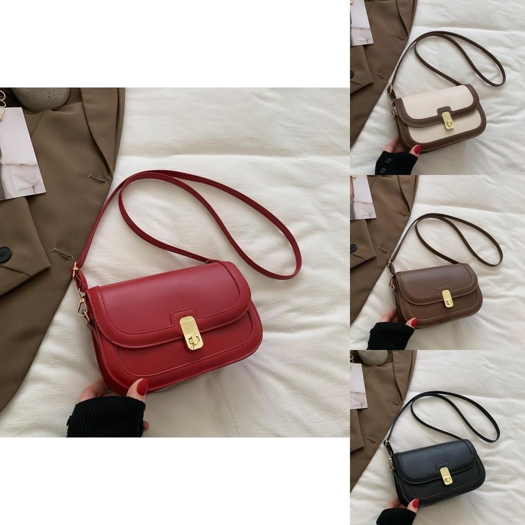 Trendy Spring 2023 Street Style Small Pu Shoulder Bag With Seam Details