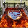 Soft Floor Carpet Aston Villa Football Pattern Area Rug Decorative Mat For Home Room Decoration