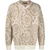 VERSACE Sweaters Men's Beige Crew Neck Moderate Other 1013400-1A09516-1KD40