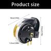 Heavy Duty 12V Metal Snail Horn Universal Fitment Loud Audible Alert Simple Mounting Weatherproof for Motorcycle Car