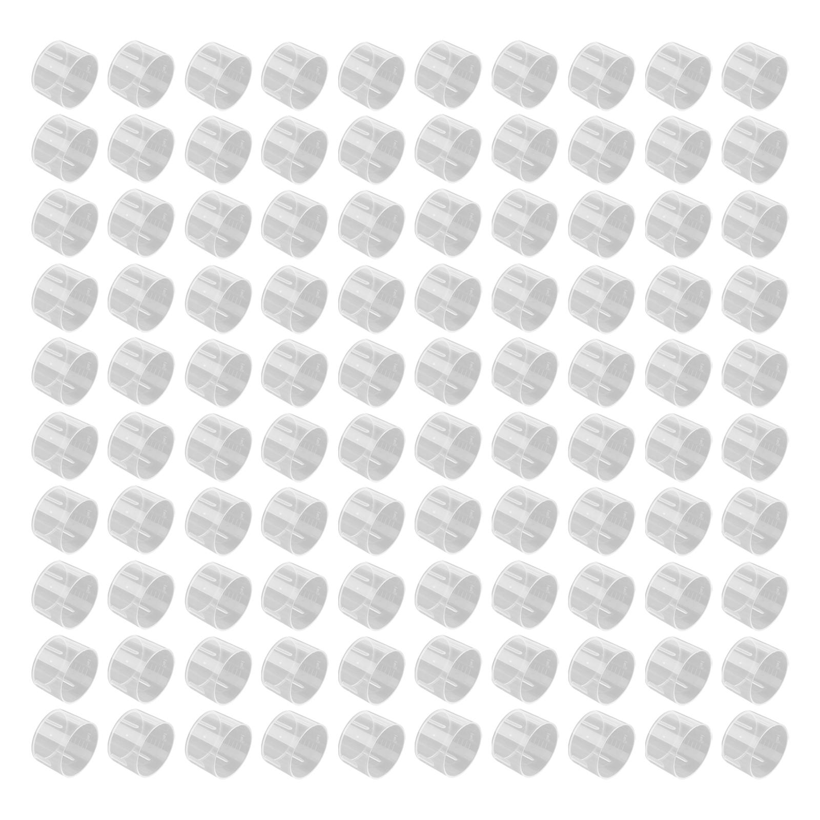 Clear Plastic Measuring Cup Craft Supplies Disposable Measuring Cups As Pictures Show 5ml Measuring Cup 100pcs Package CHINA