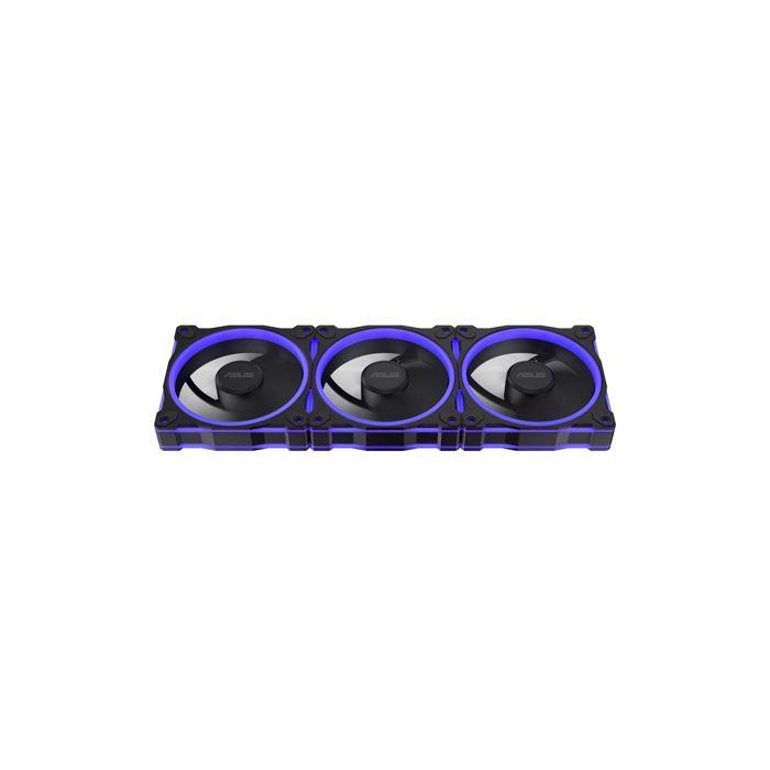Ventilátory - ASUS - PRIME MR120 - ARGB - 3 kusy - Černá - 1600 ot/min