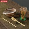 3/4pcs Handmade Home Easy Clean Matcha Tea Set Tool Stand Kit Bowl Whisk Scoop Gift Ceremony Traditional Japanese Accessories