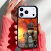 Brandweerman Brand Brandweerman zacht Telefoonhoesje voor iPhone 17 16 15 14 13 Pro Max Achterkant voor 12 11 Pro Coque
