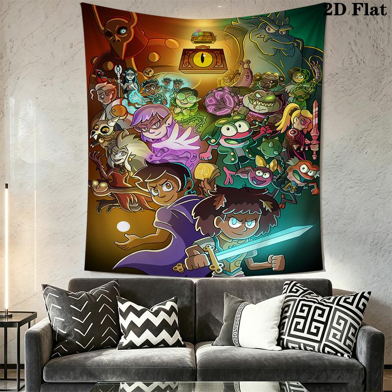 The Owl House Pattern Home Decor Tapestry, Wall Hanging, Decorative RV Wall Cloth.XGT0914437