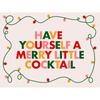 Vintage Christmas Metal Wall Decoration, Holiday Sticker Sign