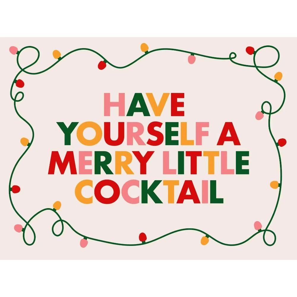 Vintage Christmas Metal Wall Decoration, Holiday Sticker Sign